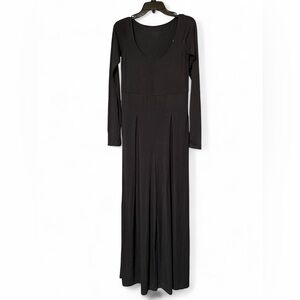 Elegant Black Long Sleeve Romper